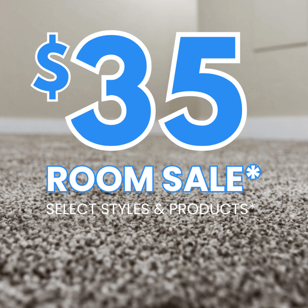 Floor Daddy $35 Room Sale Special Offer with Carpet Flooring