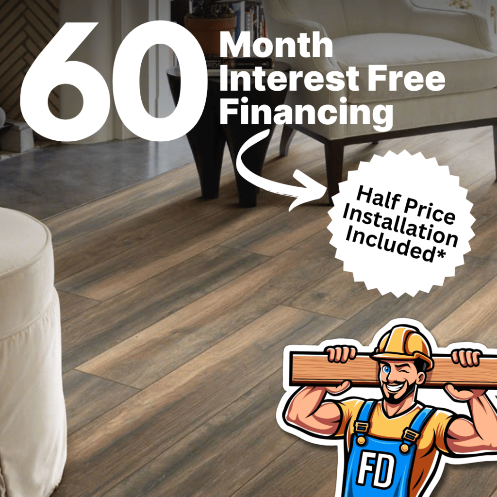 No interest financing special offer from Floor Daddy