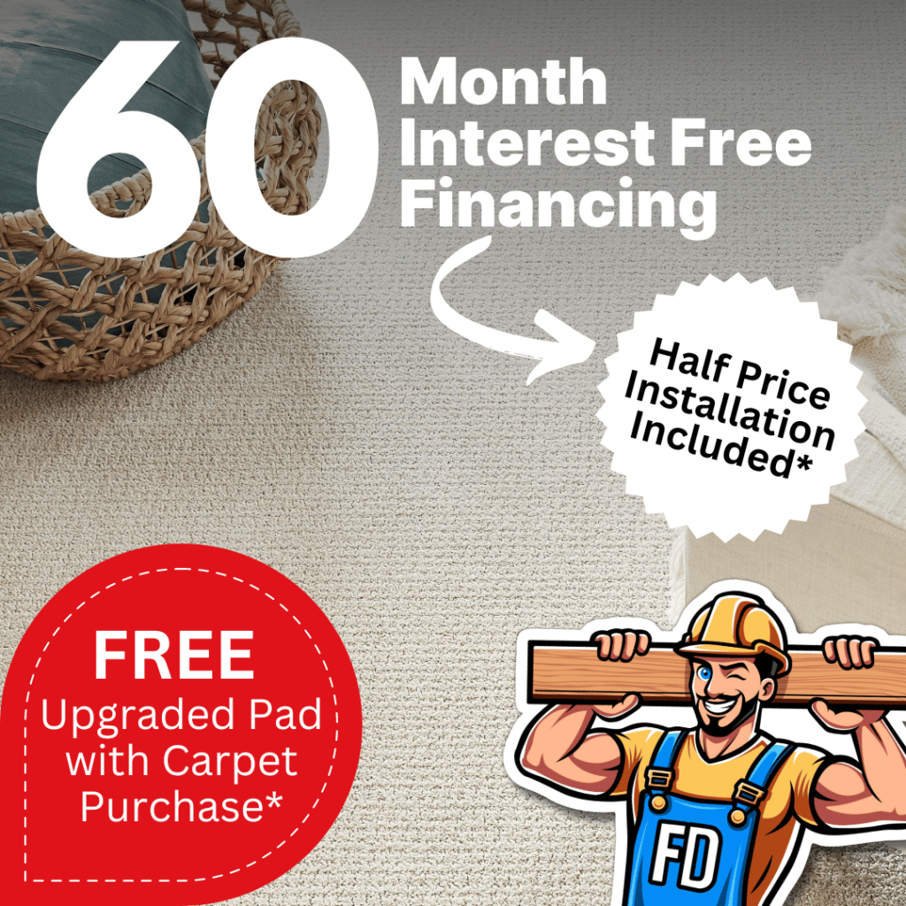 No interest financing special offer from Floor Daddy