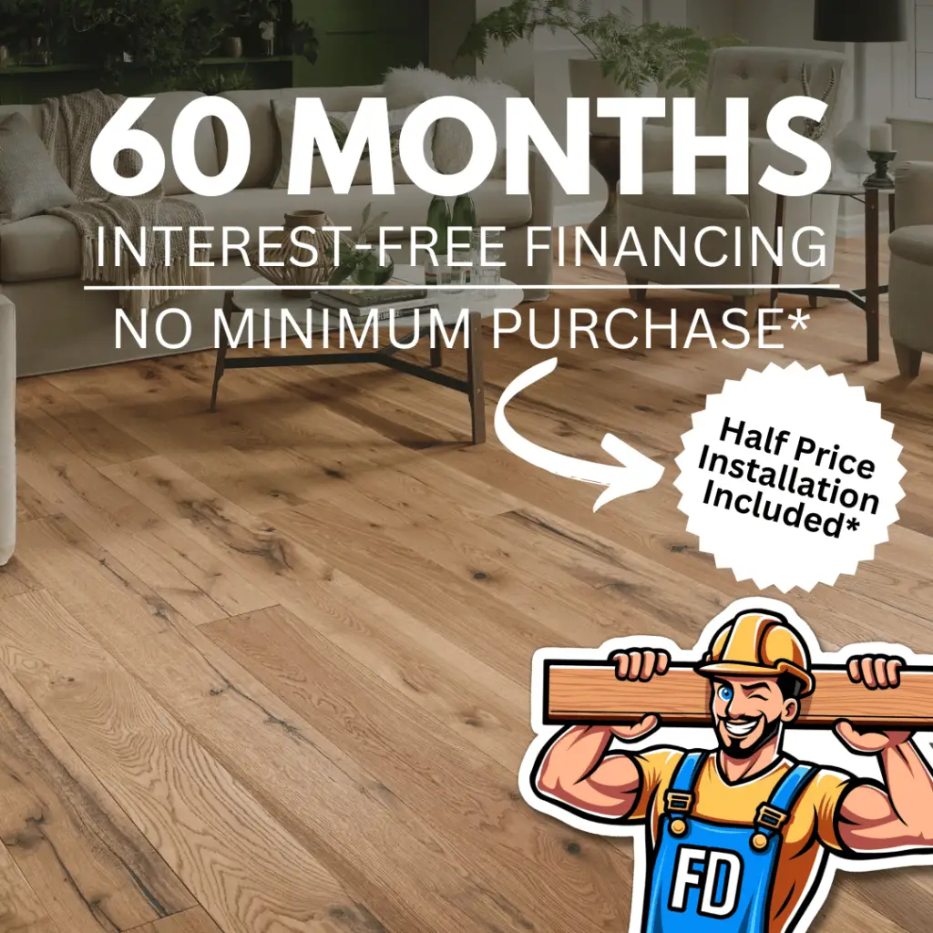 No interest financing special offer from Floor Daddy