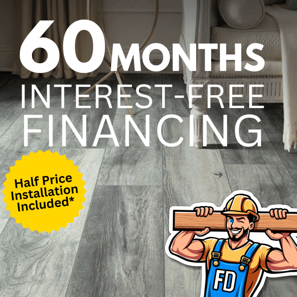 No interest financing special offer from Floor Daddy