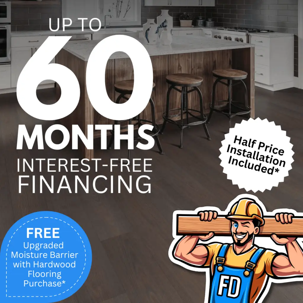 No interest financing special offer from Floor Daddy