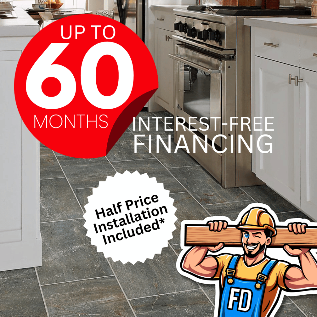 No interest financing special offer from Floor Daddy