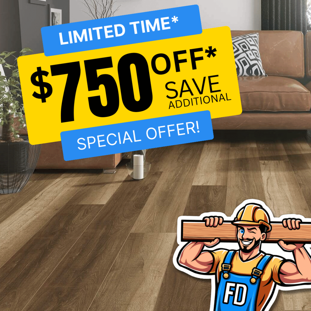 Save $750 Off New Flooring and Installation at Floor Daddy