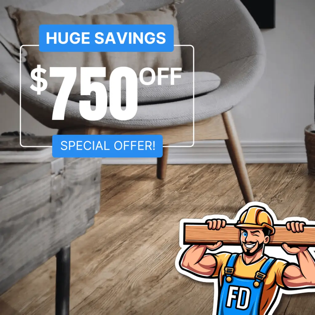 Save $750 Off New Flooring and Installation at Floor Daddy