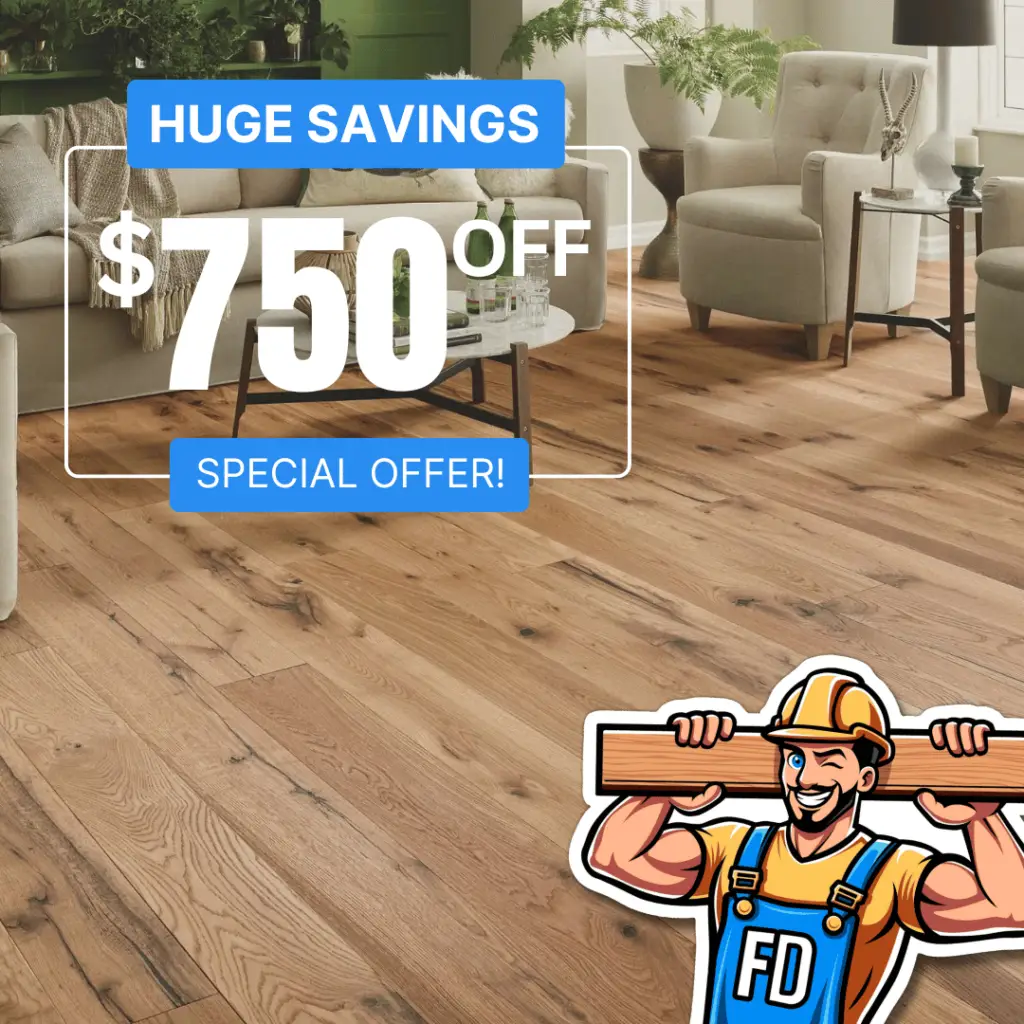 Save $750 Off New Flooring and Installation at Floor Daddy