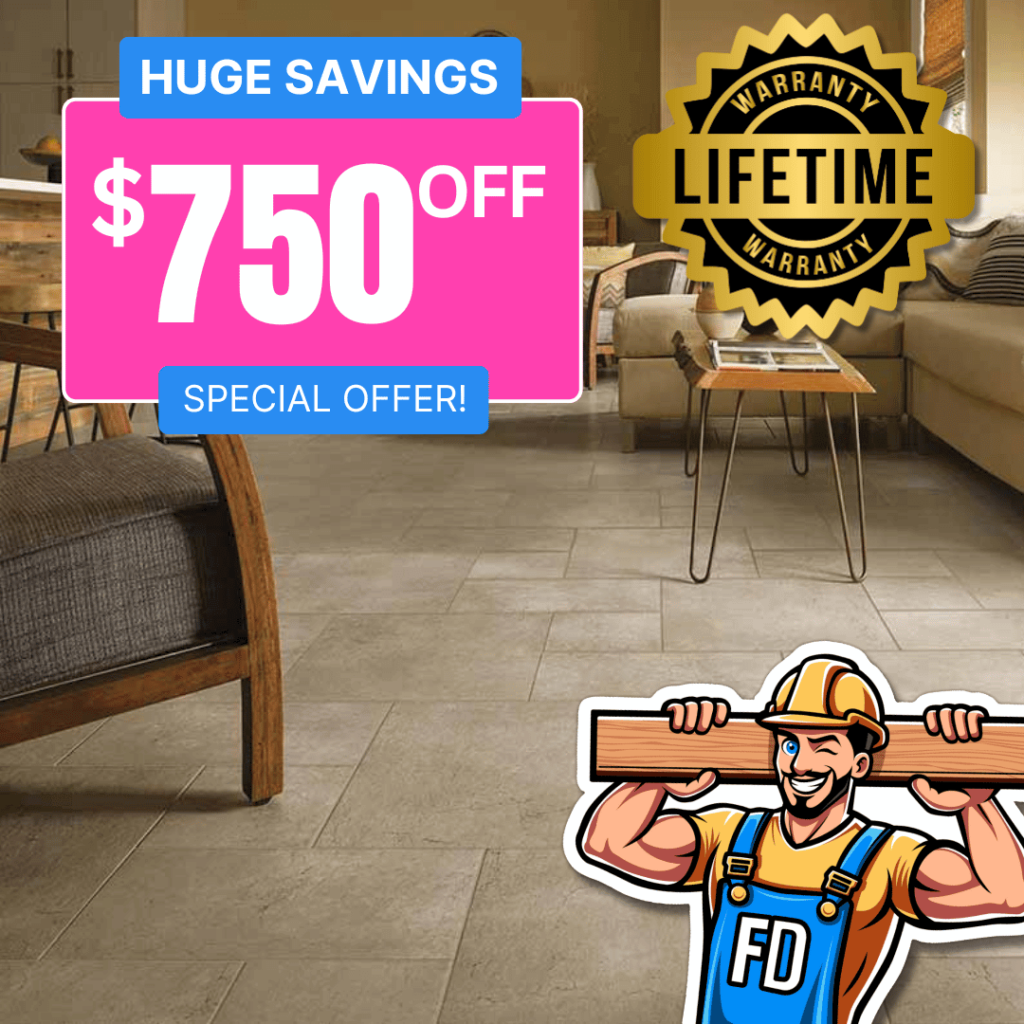 Save $750 Off New Flooring and Installation at Floor Daddy