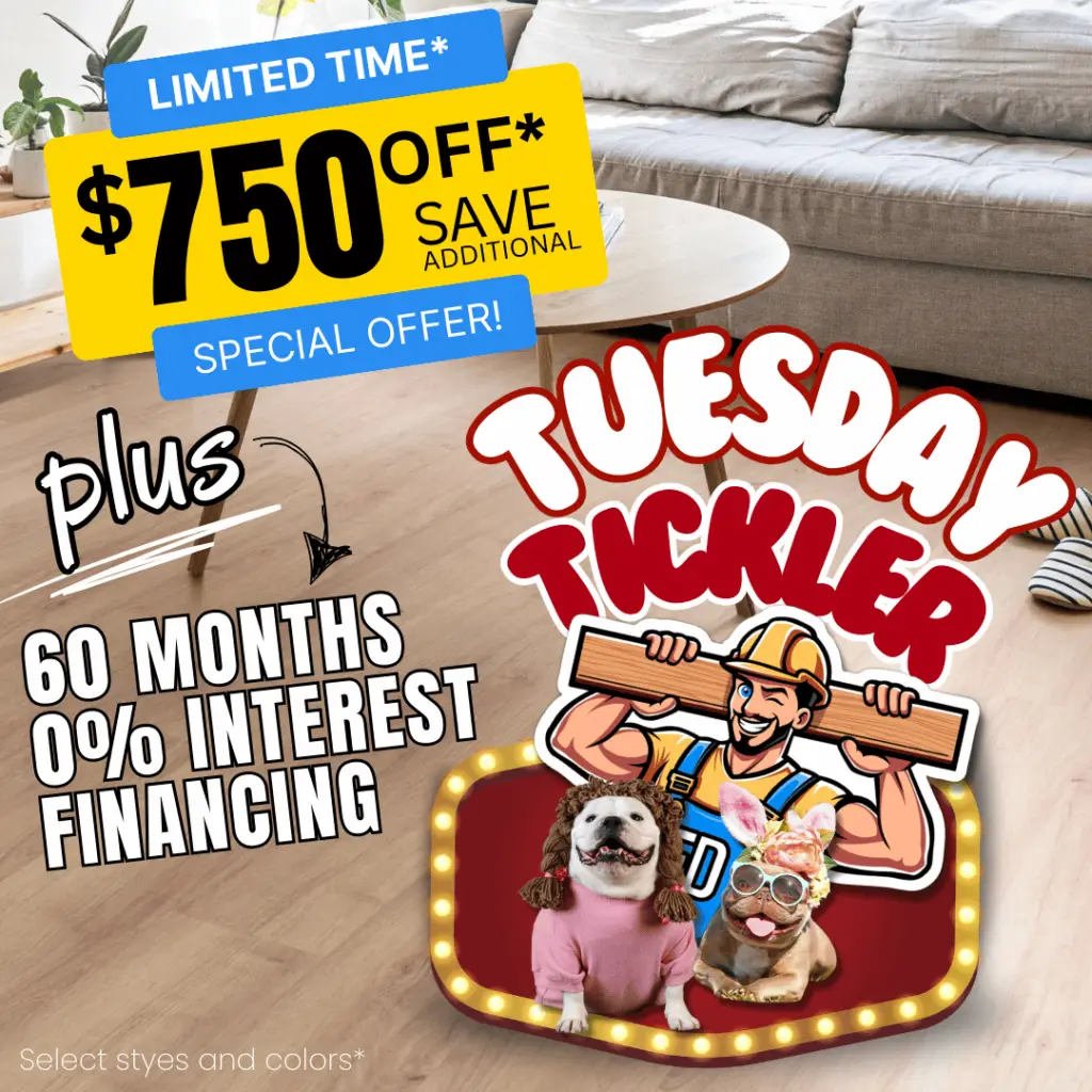 Tuesday Tickler Special Flooring Offers Floor Daddy Deals