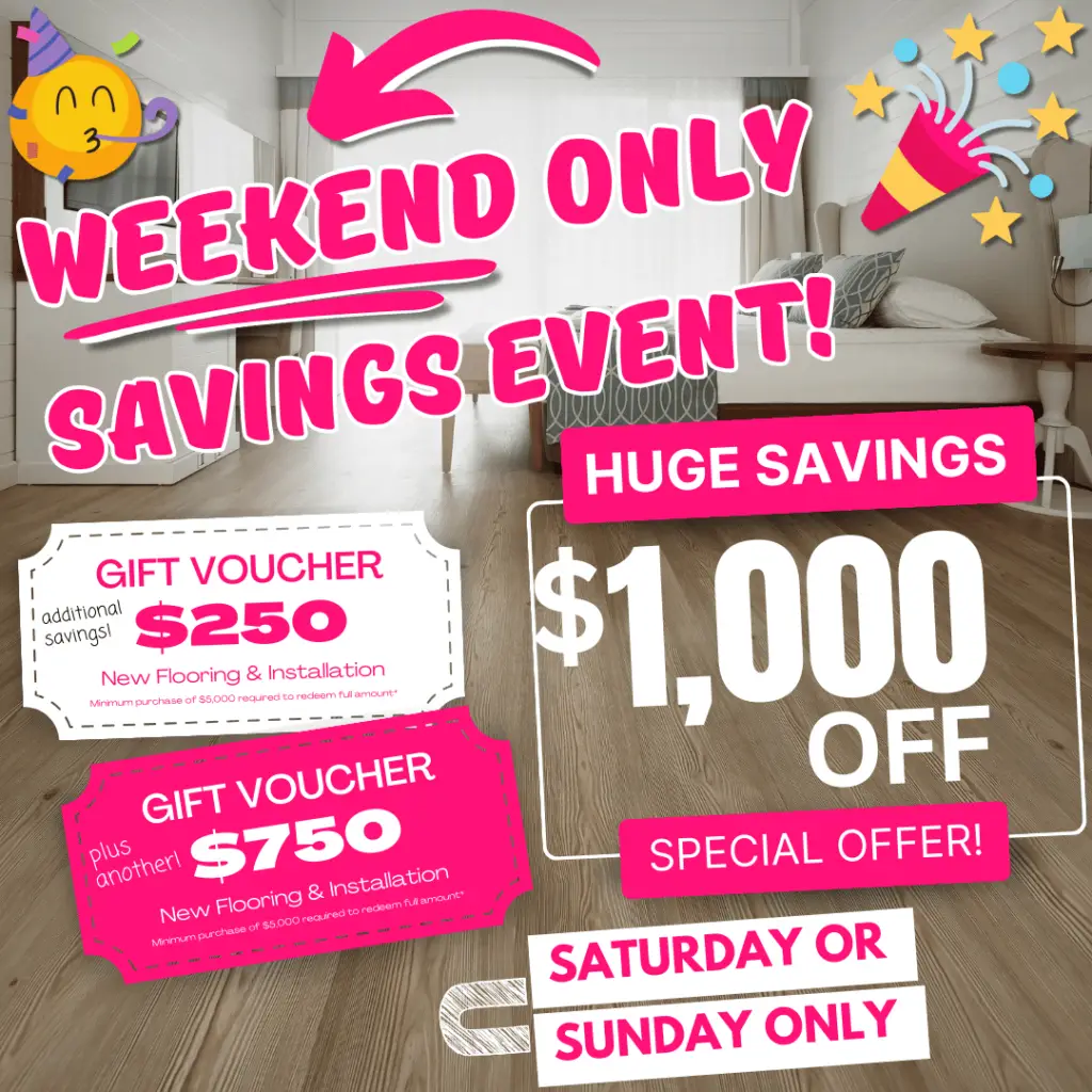 Floor Daddy Weekend Sales Event