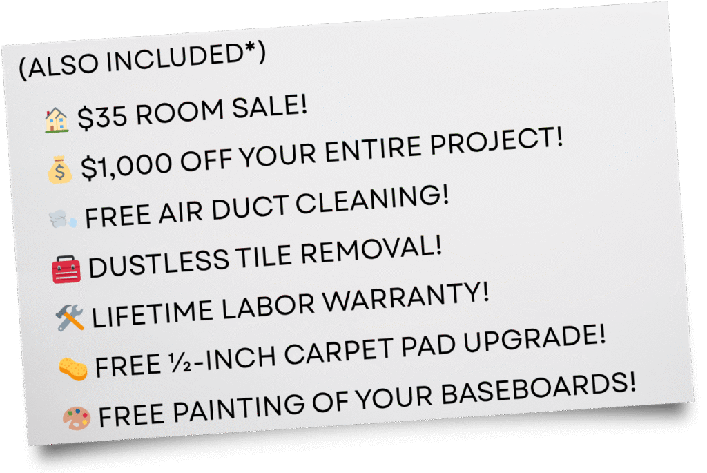 Floor Daddy Specials