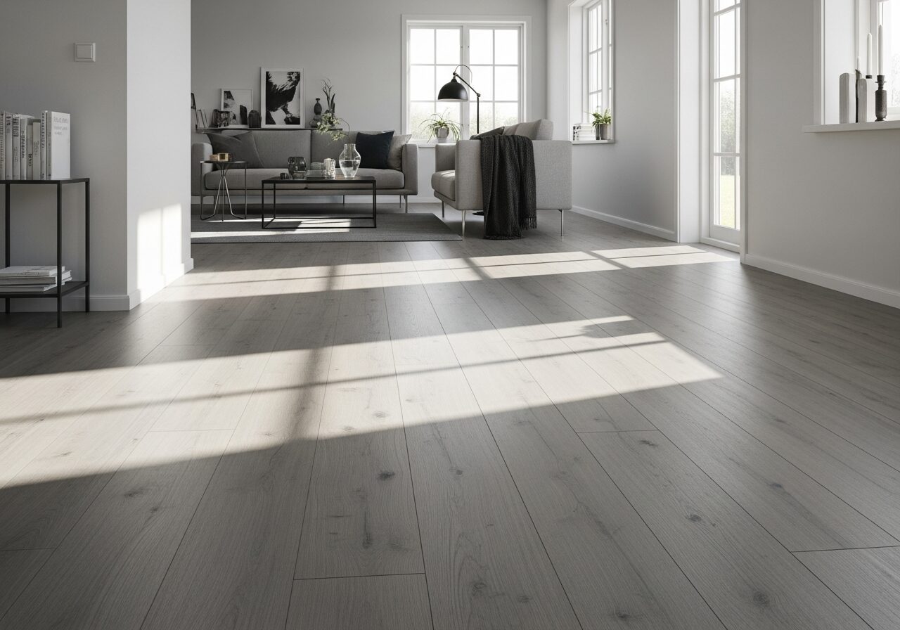 Light gray laminate flooring — Floor Daddy Arizona