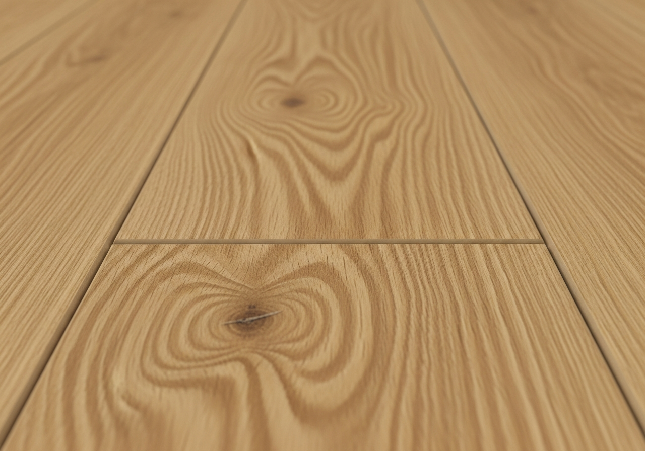 Natural oak vinyl plank flooring