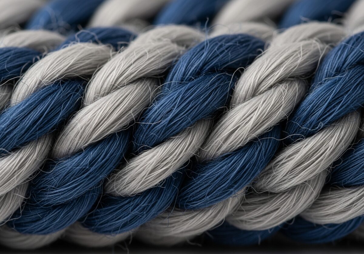 Tightly twisted carpet yarn