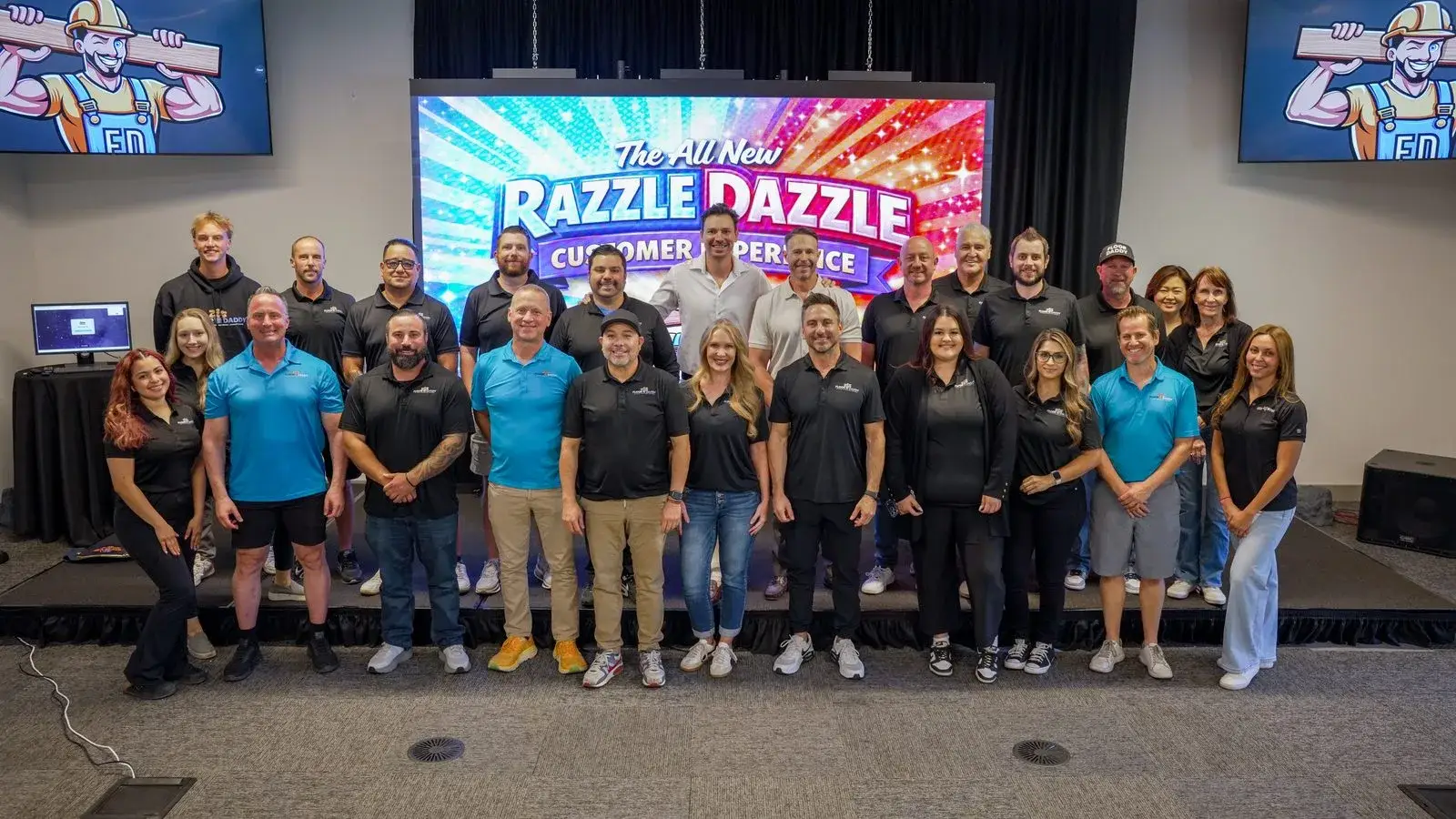 The Floor Daddy installation team in Phoenix